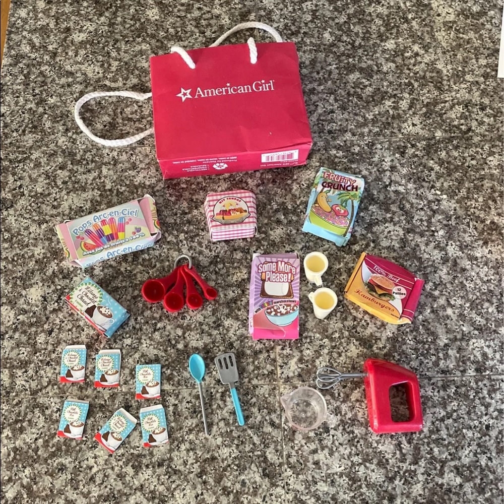 American girl doll our generation kitchen & food accessories